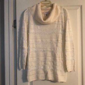Liz Claiborne long sleeve, cowl neck
